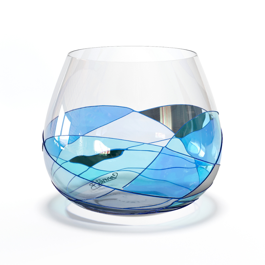 'Nativity' Stemless Balloon Wine Glasses