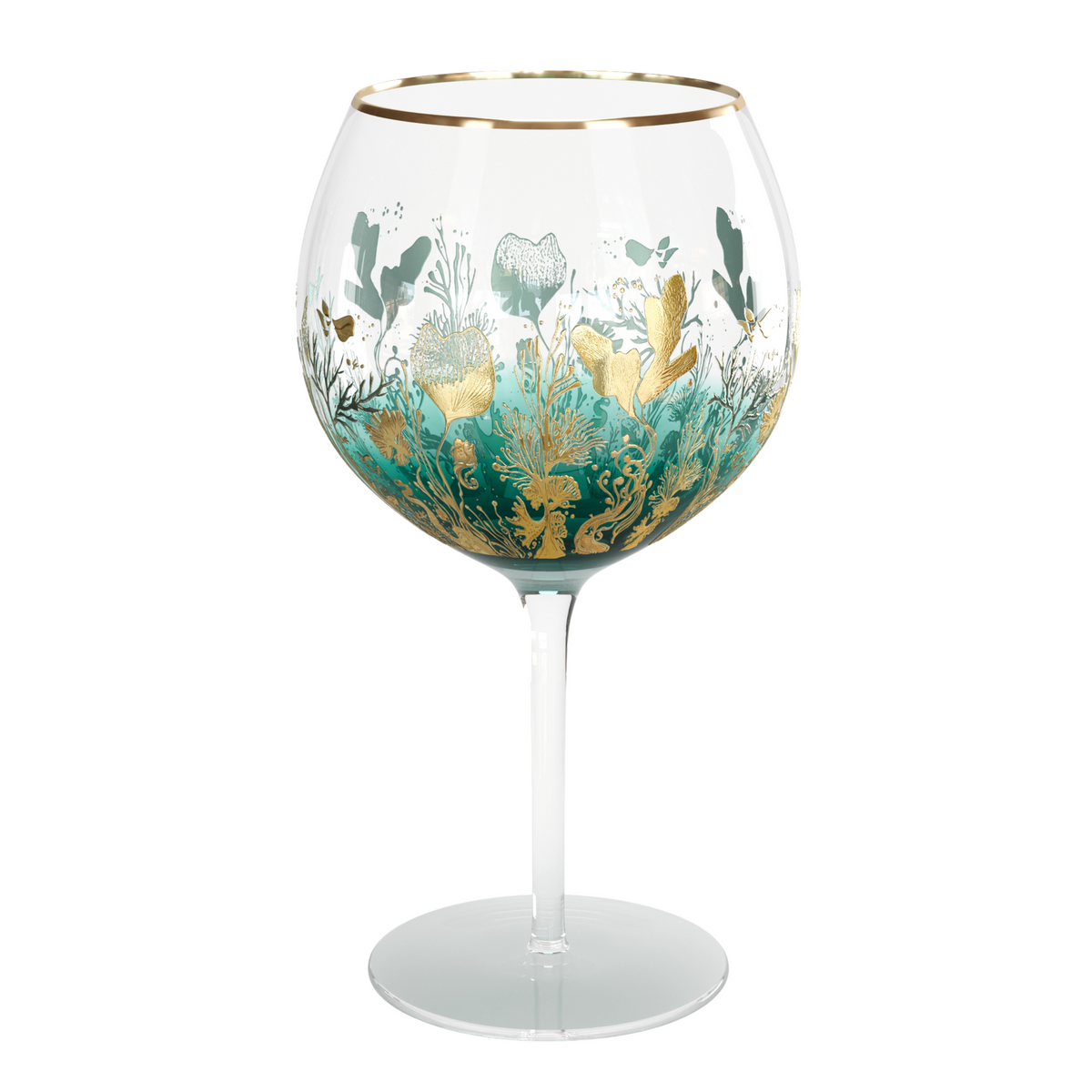 'Ocean Majesty' Balloon Wine Glasses
