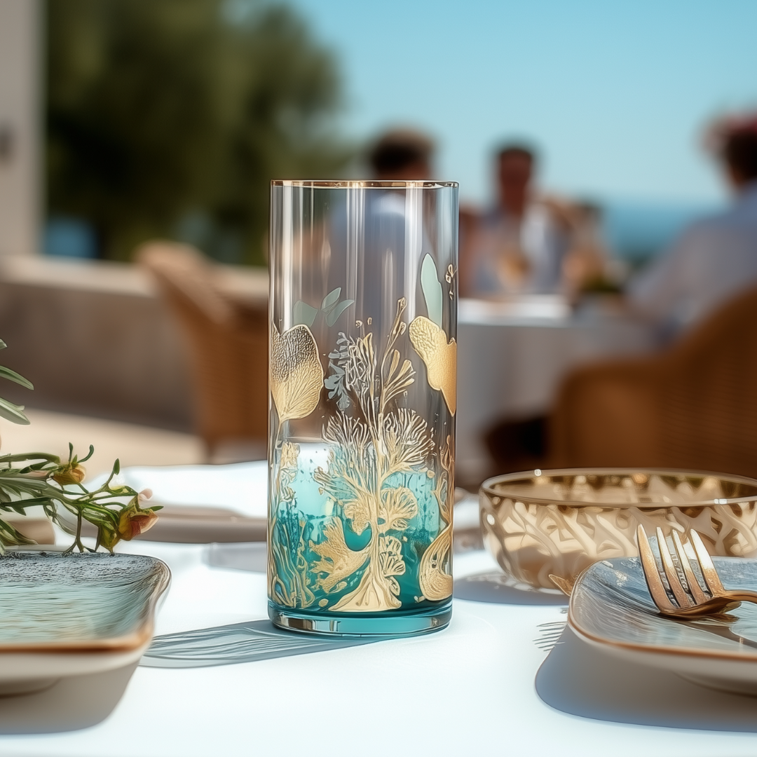 'Ocean Majesty' Cocktail Glasses