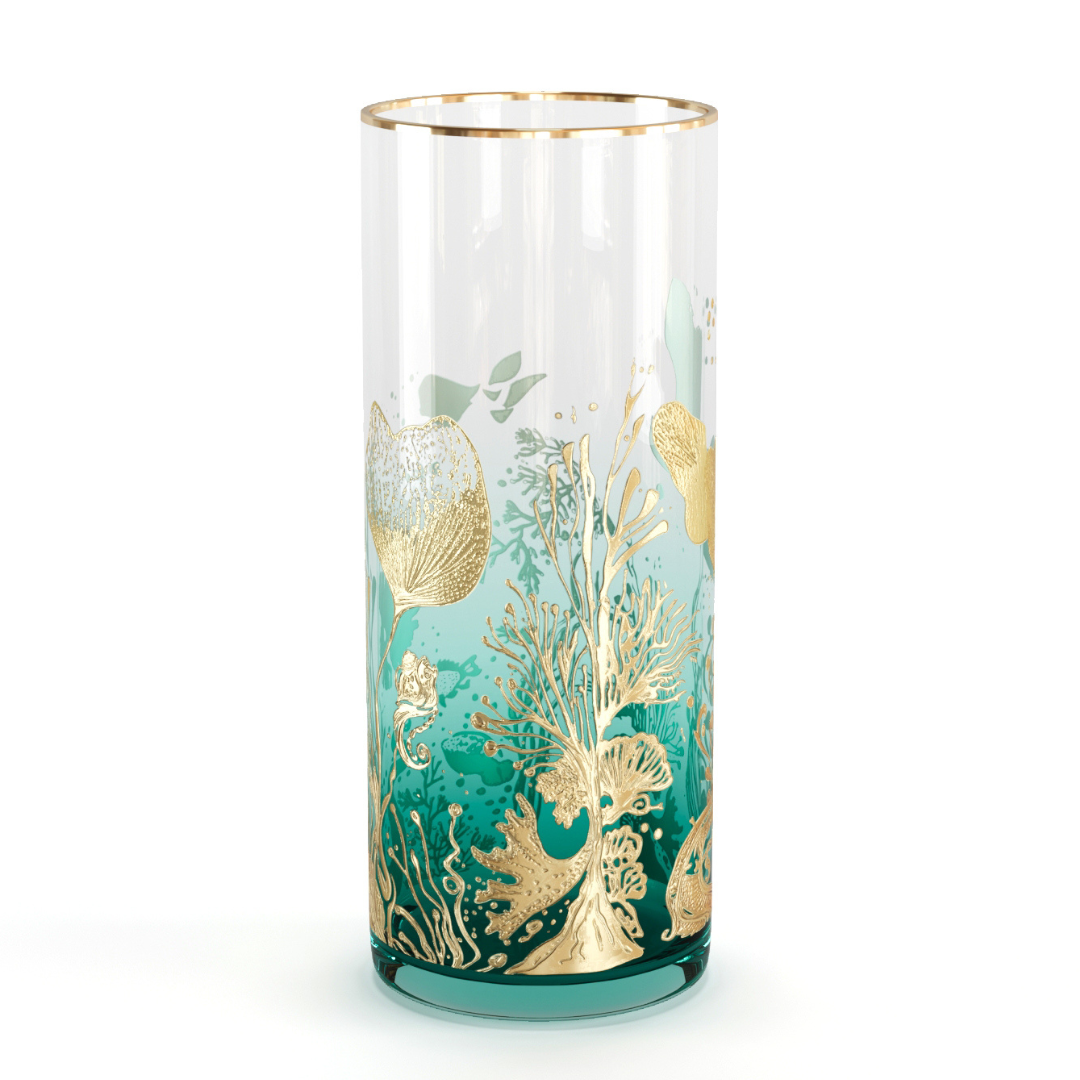 'Ocean Majesty' Cocktail Glasses