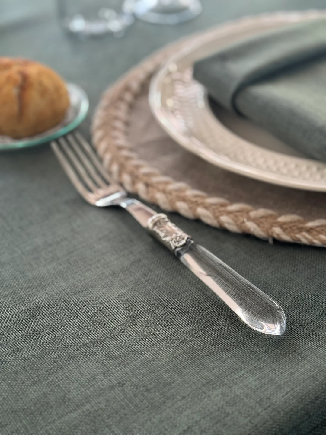 'Kairo Midnight Green' Tablecloth