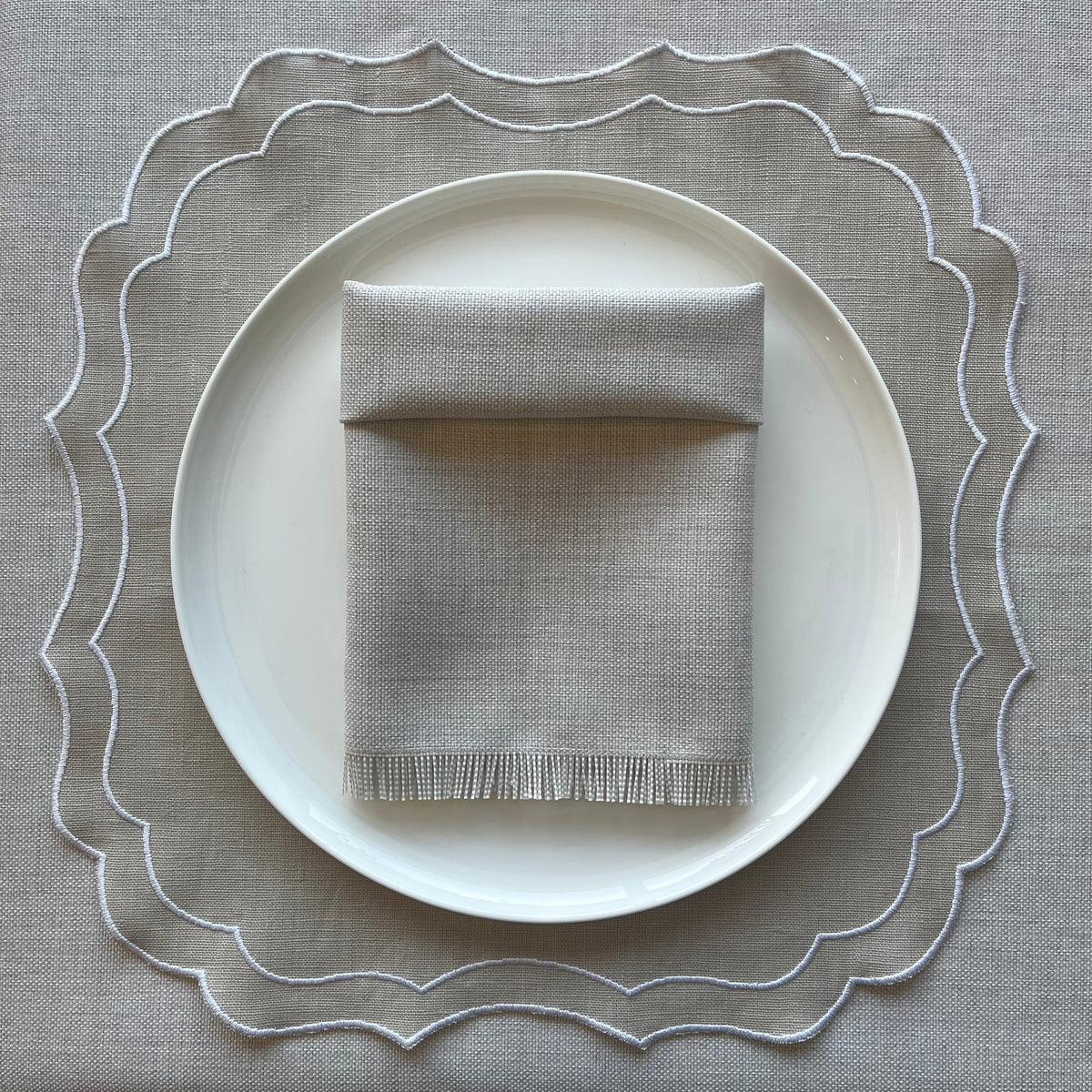 'Kairo Light Stone' Napkin