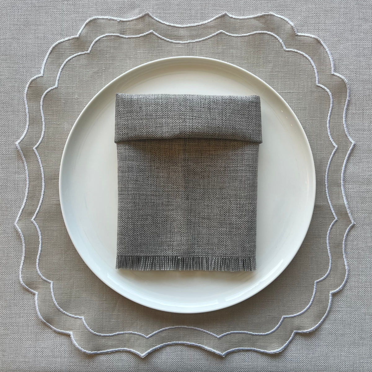 'Kairo Gray' Napkin