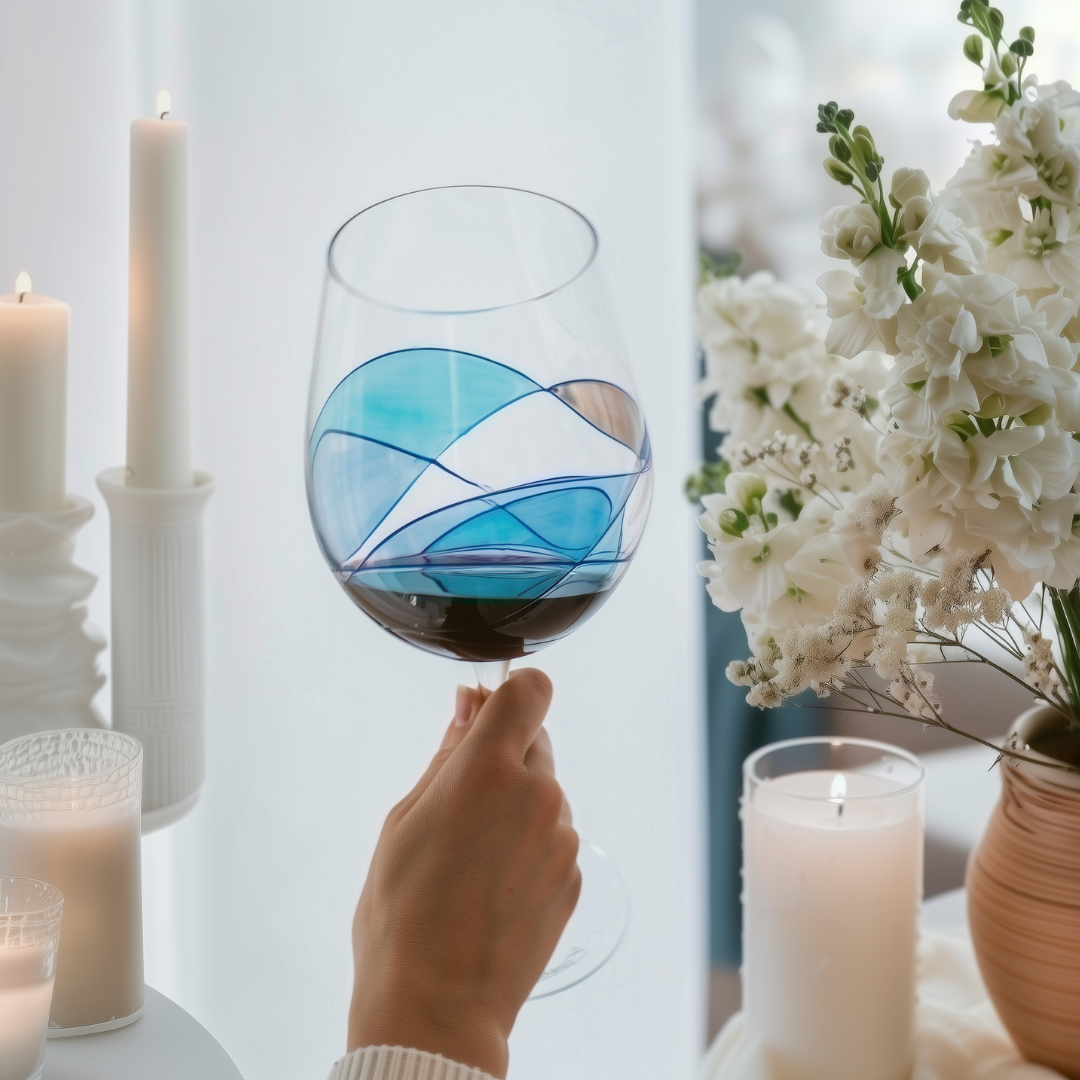 'Nativity' Goblet Wine Glasses