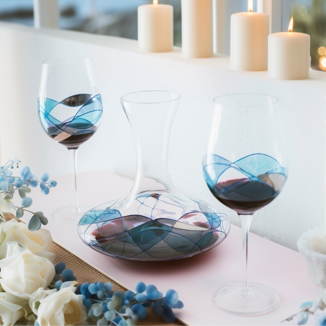 'Nativity' Goblet Wine Glasses