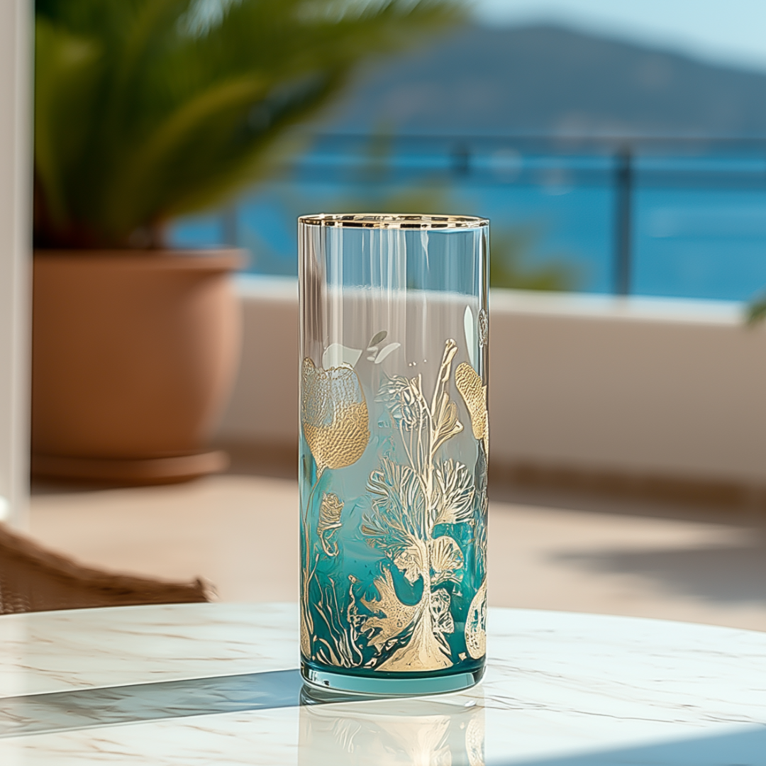 'Ocean Majesty' Cocktail Glasses