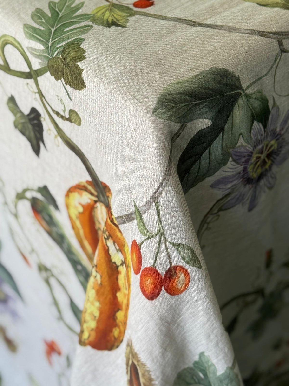 'Burgundy Garden' Tablecloth