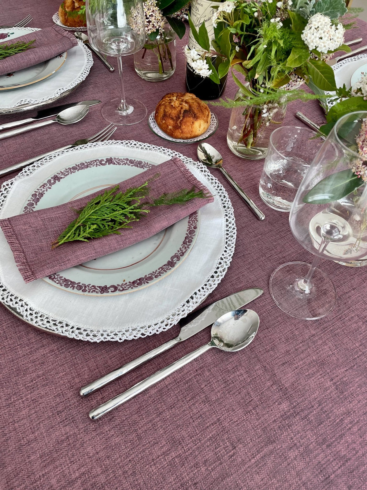 'Kairo Dark Mauve' Napkin