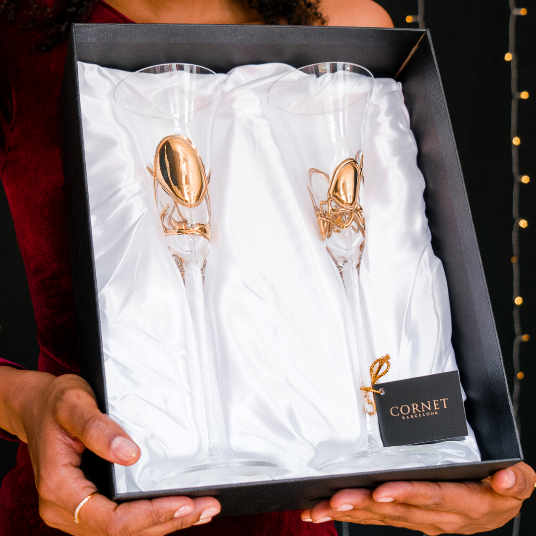 'Trinity' Champagne Flutes