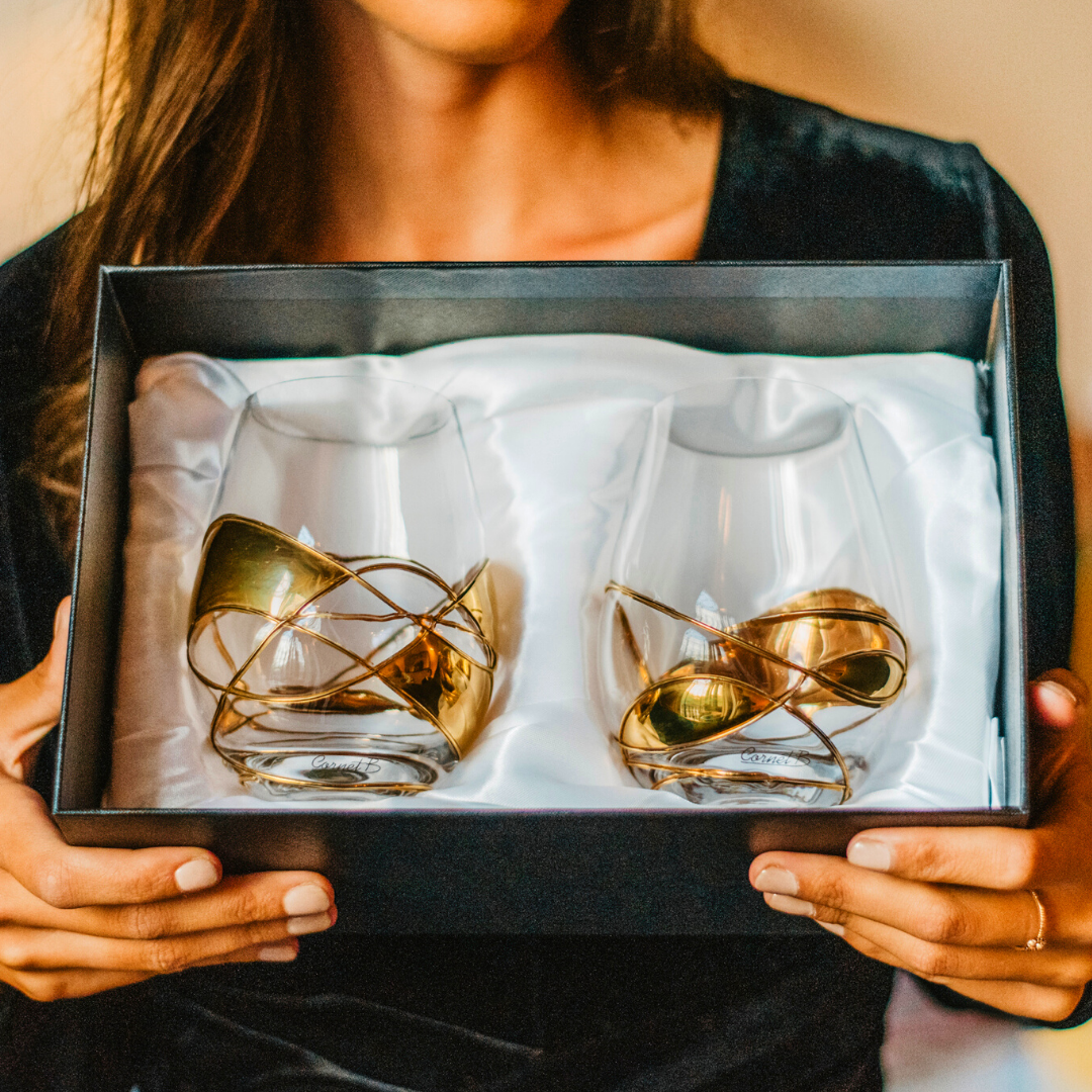 'Trinity' Stemless Wine Glasses