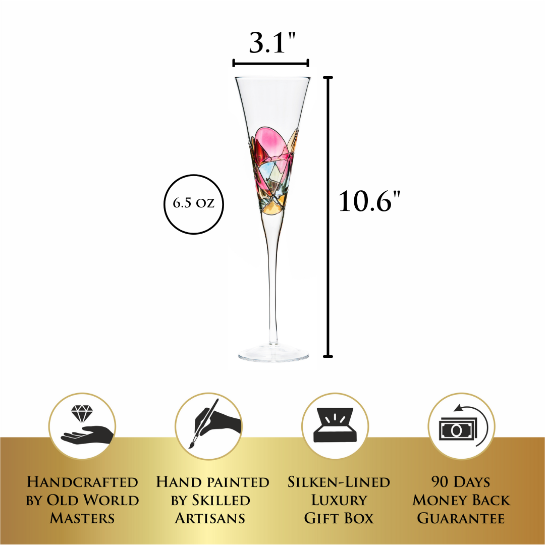 'Sagrada' Champagne Flutes