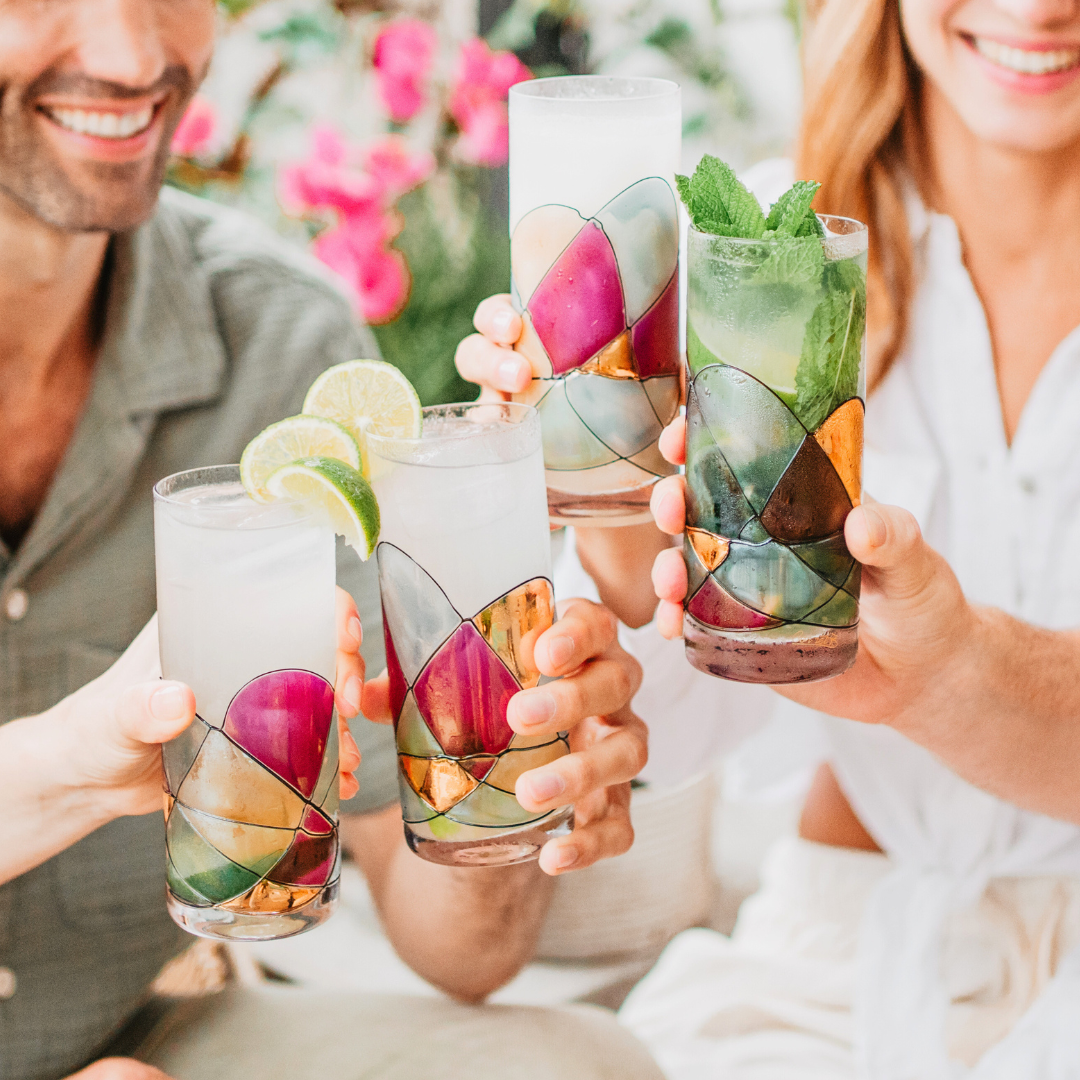 Cornet Barcelona Highball Glasses - Inspired by Sagrada Familia