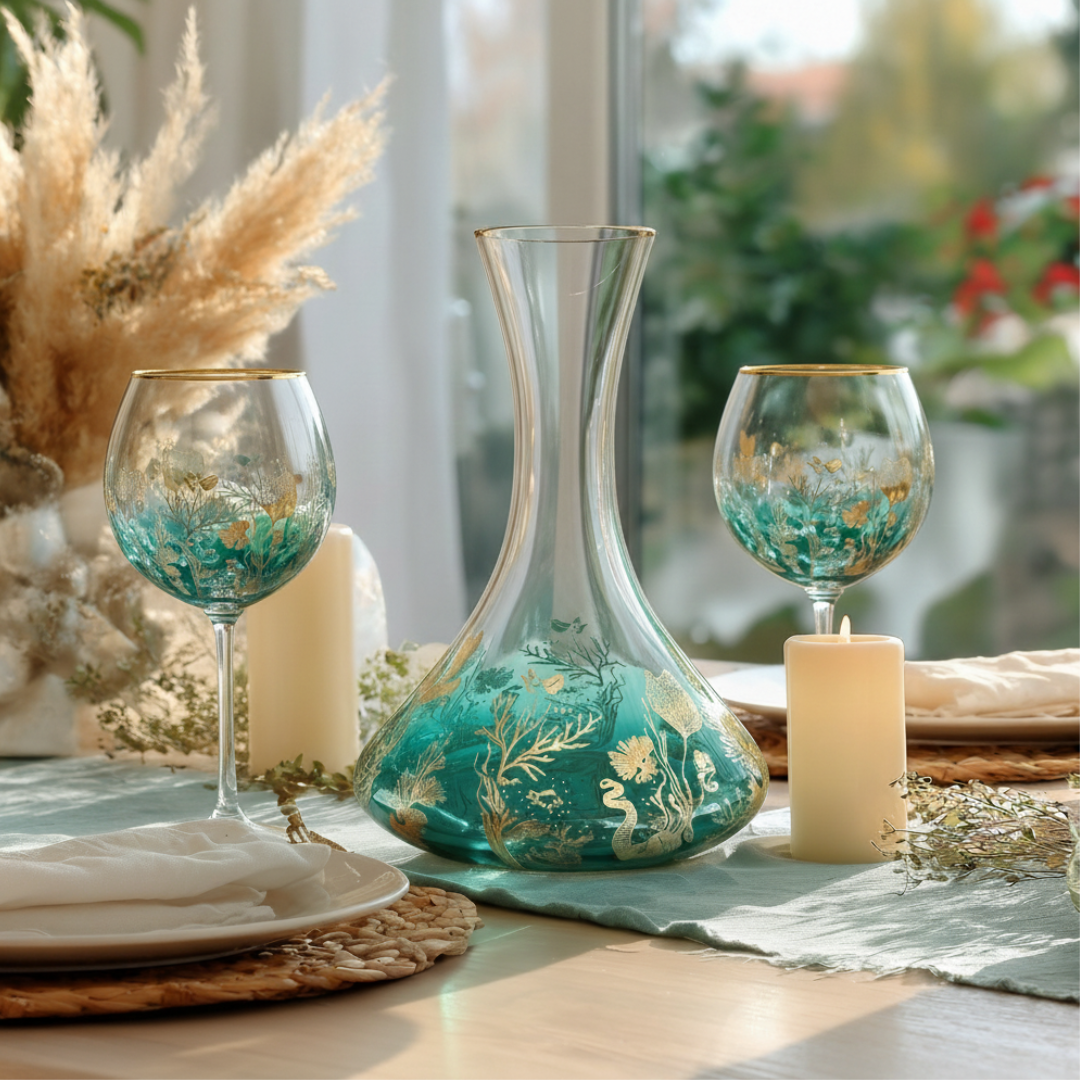 'Ocean Majesty' Wine Decanter