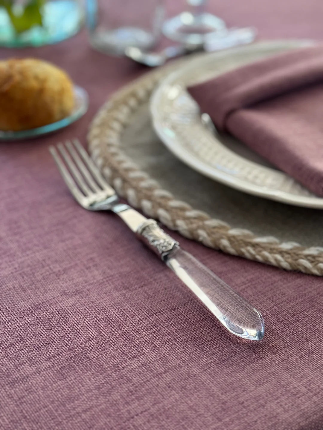'Kairo Dark Mauve' Tablecloth