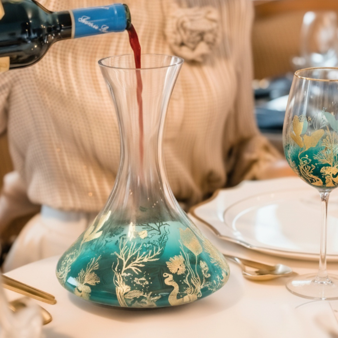 'Ocean Majesty' Wine Decanter