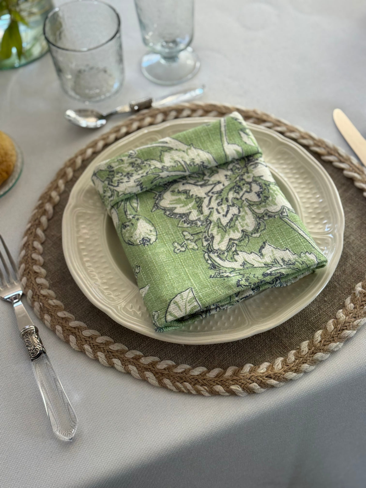 'White Kairo' Tablecloth