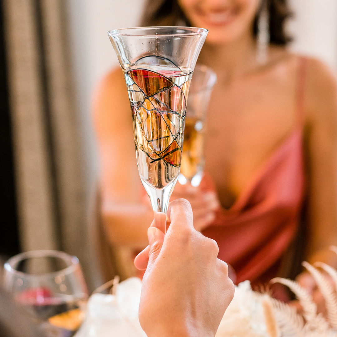 'Sagrada' Champagne Flutes