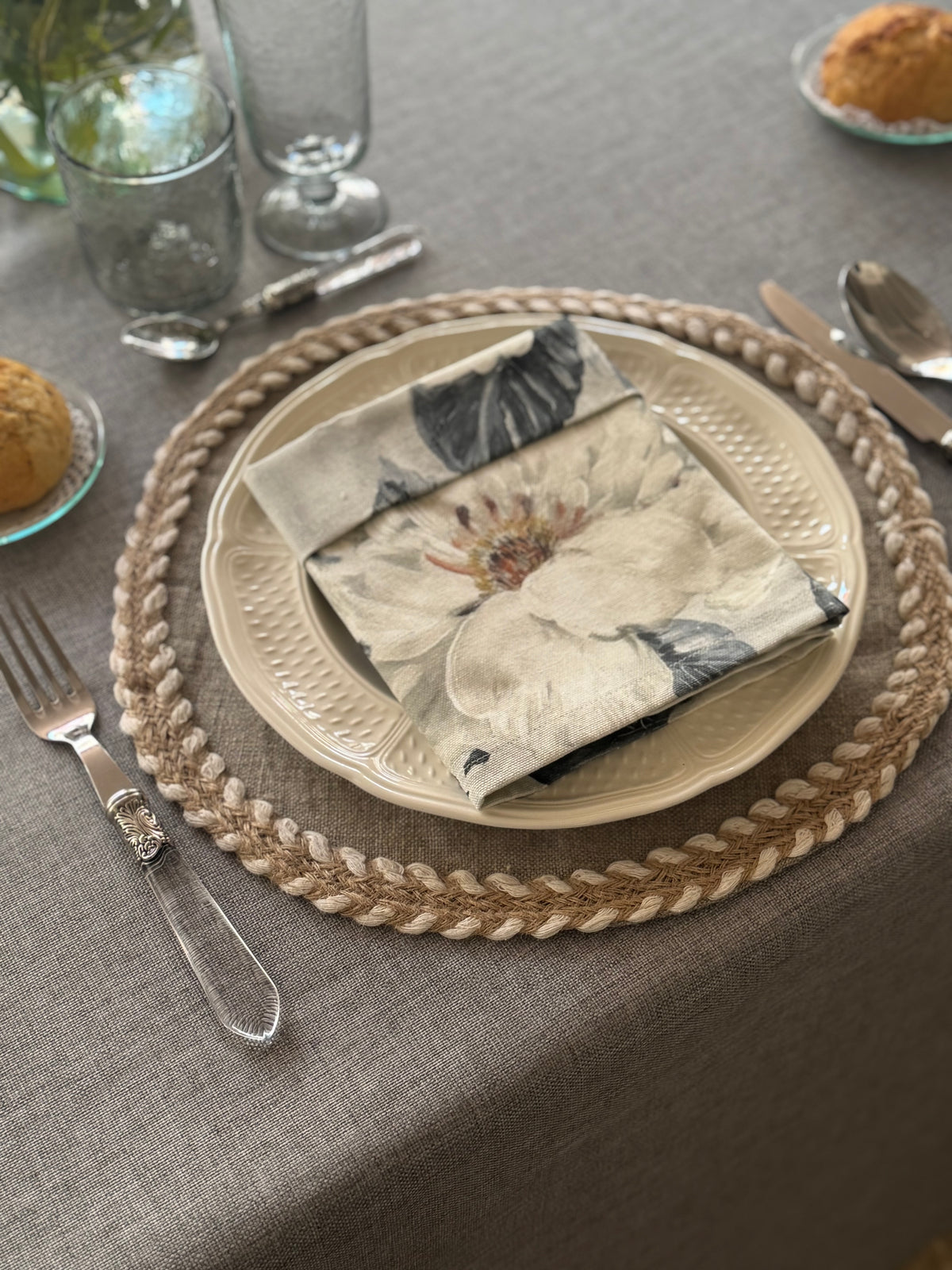 'Kairo Grey' Tablecloth