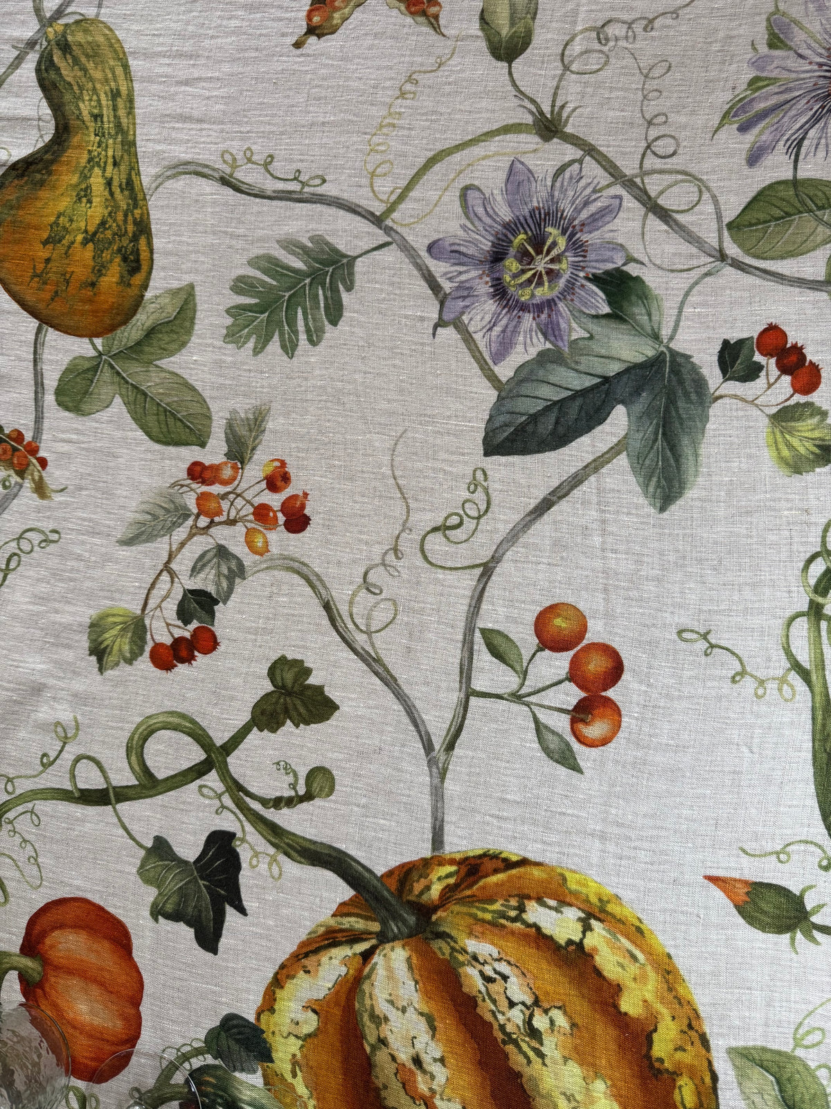 'Burgundy Garden' Tablecloth