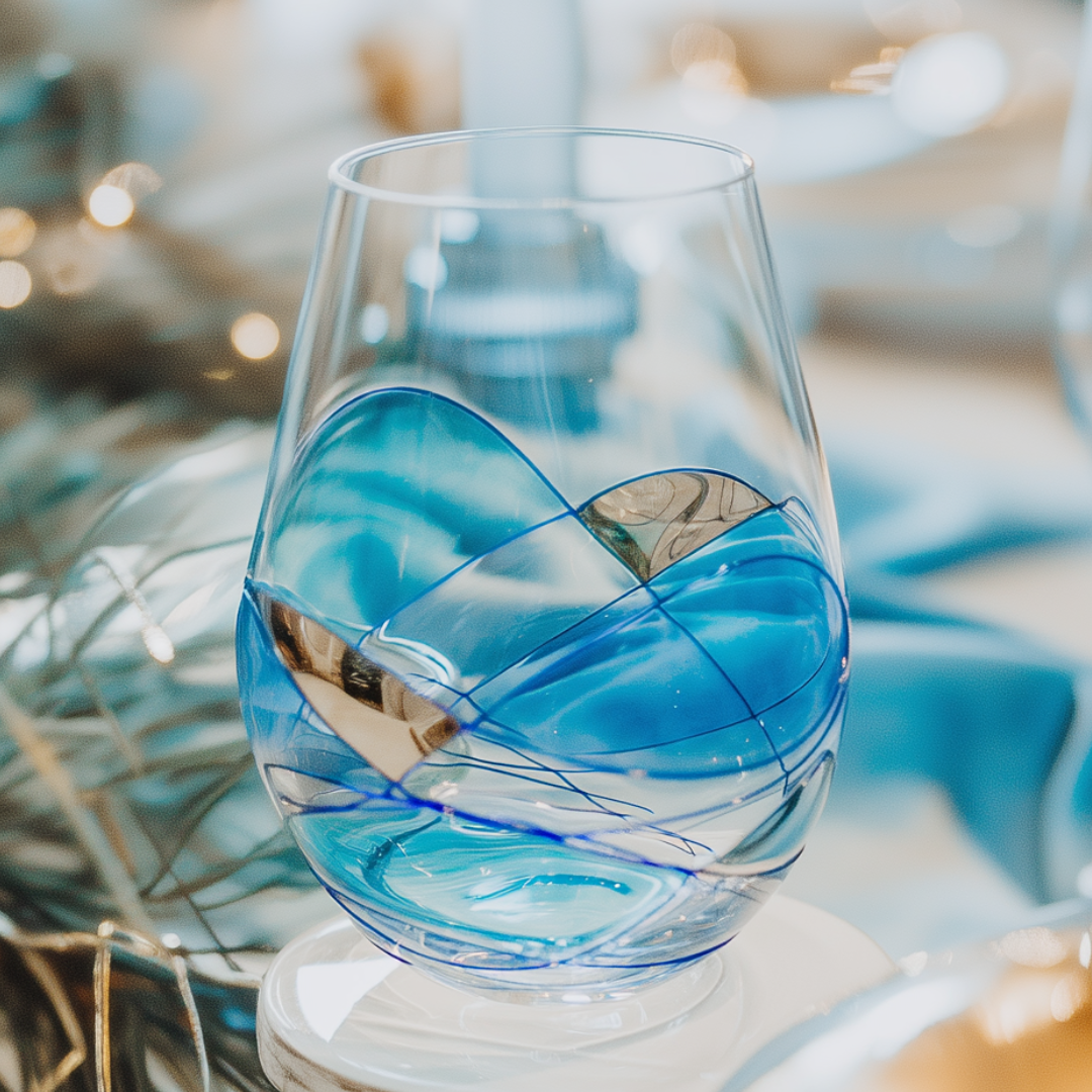 'Nativity' Stemless Wine Glasses