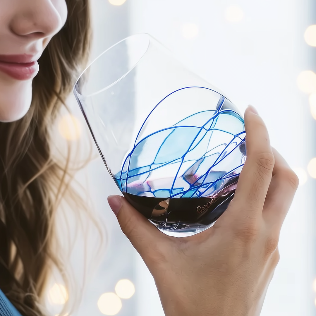 'Nativity' Stemless Wine Glasses