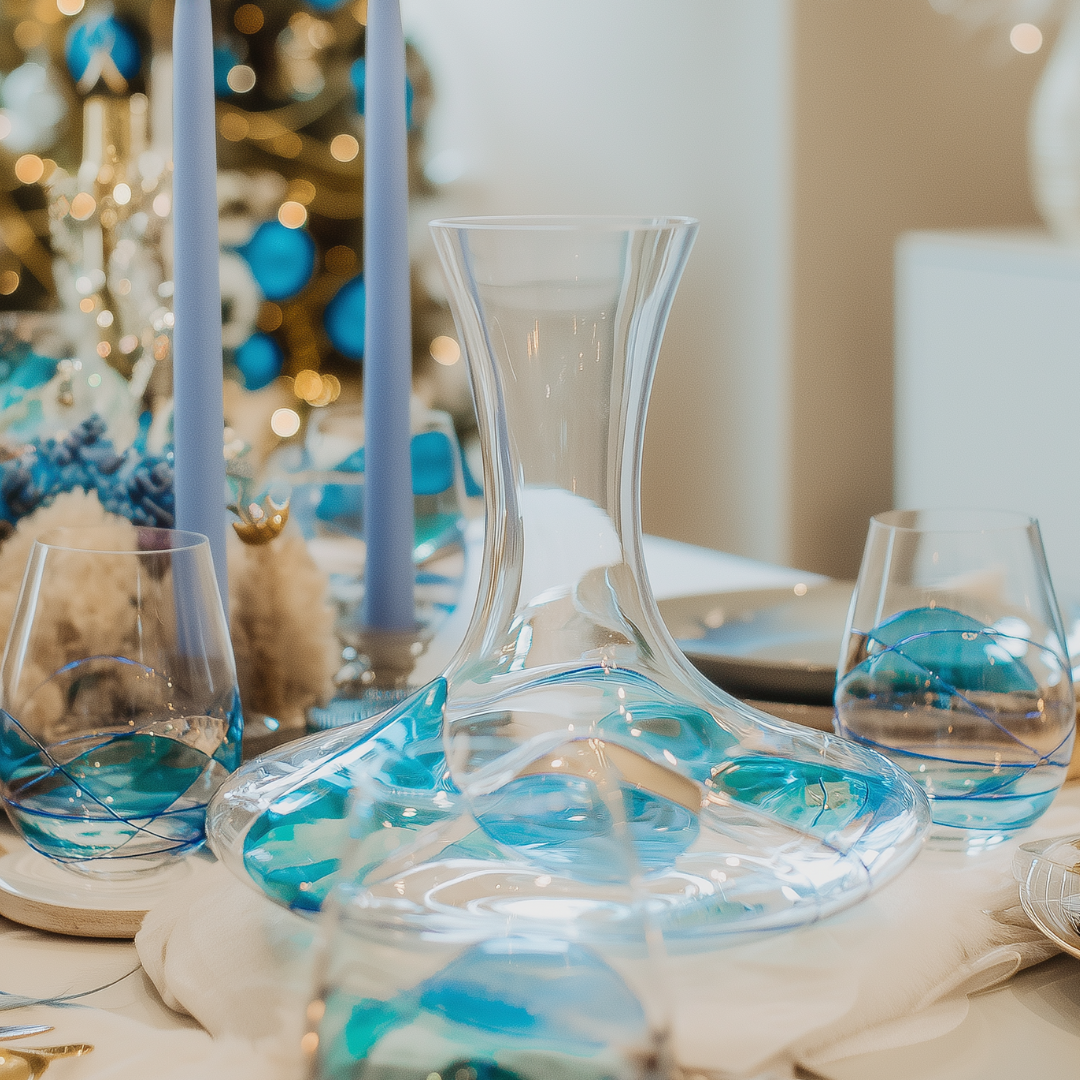 'Nativity' Stemless Wine Glasses