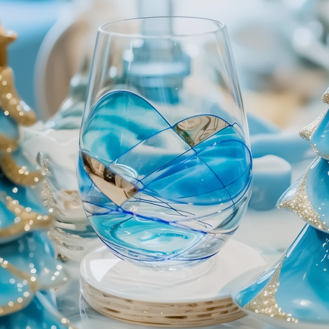 'Nativity' Stemless Wine Glasses