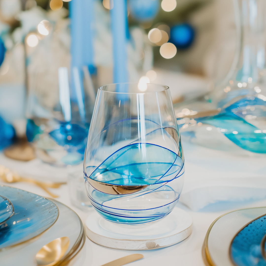 'Nativity' Stemless Wine Glasses