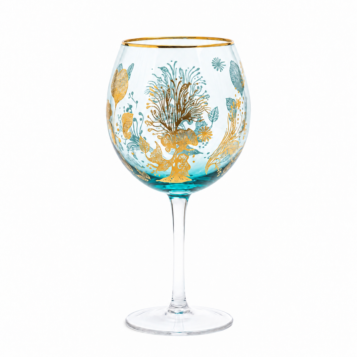 'Ocean Majesty' Balloon Wine Glasses