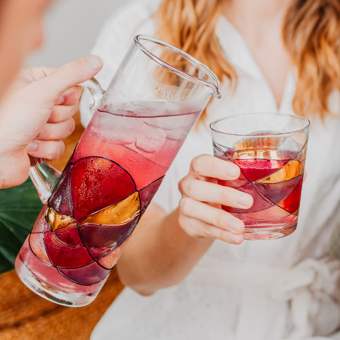 Red Wine Sangria Set with Pitcher