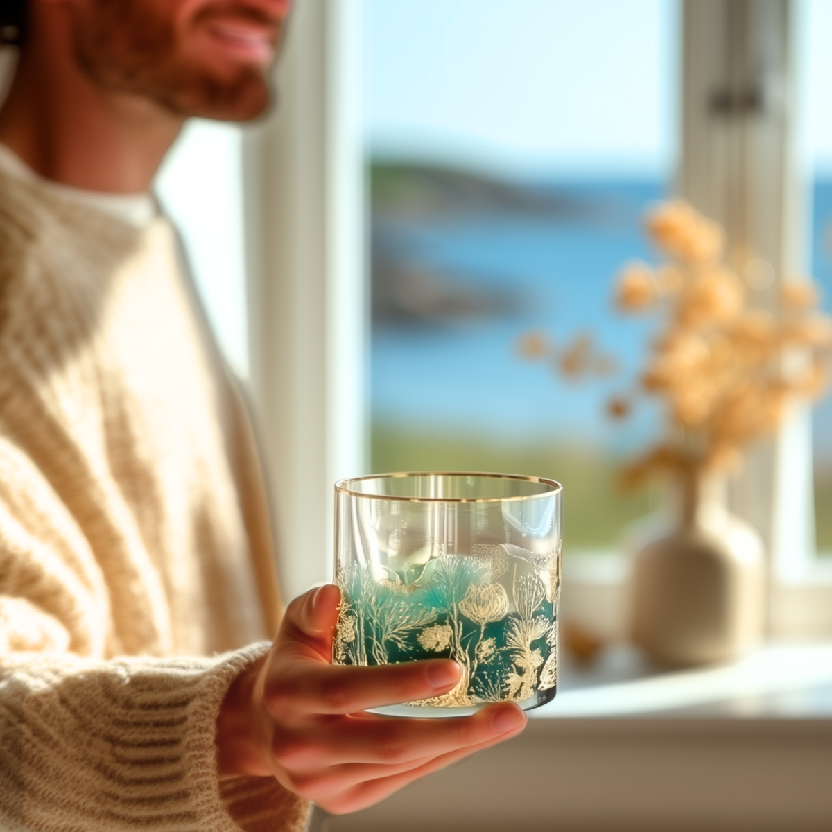 'Ocean Majesty' Whiskey Glasses