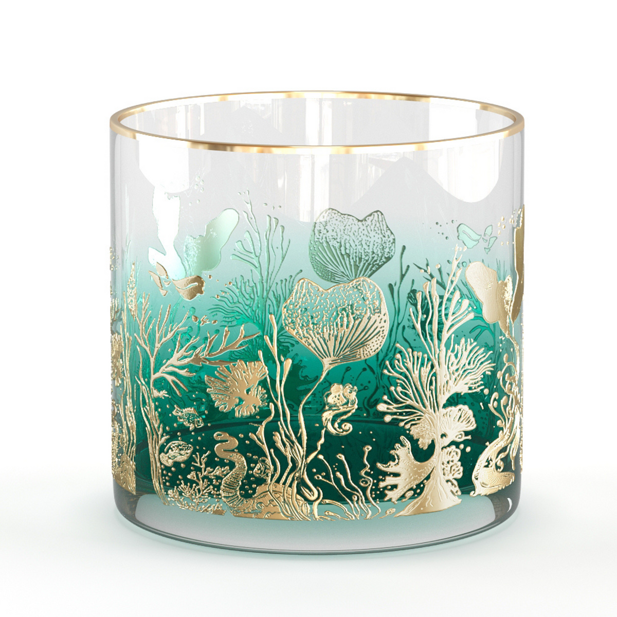 'Ocean Majesty' Whiskey Glasses