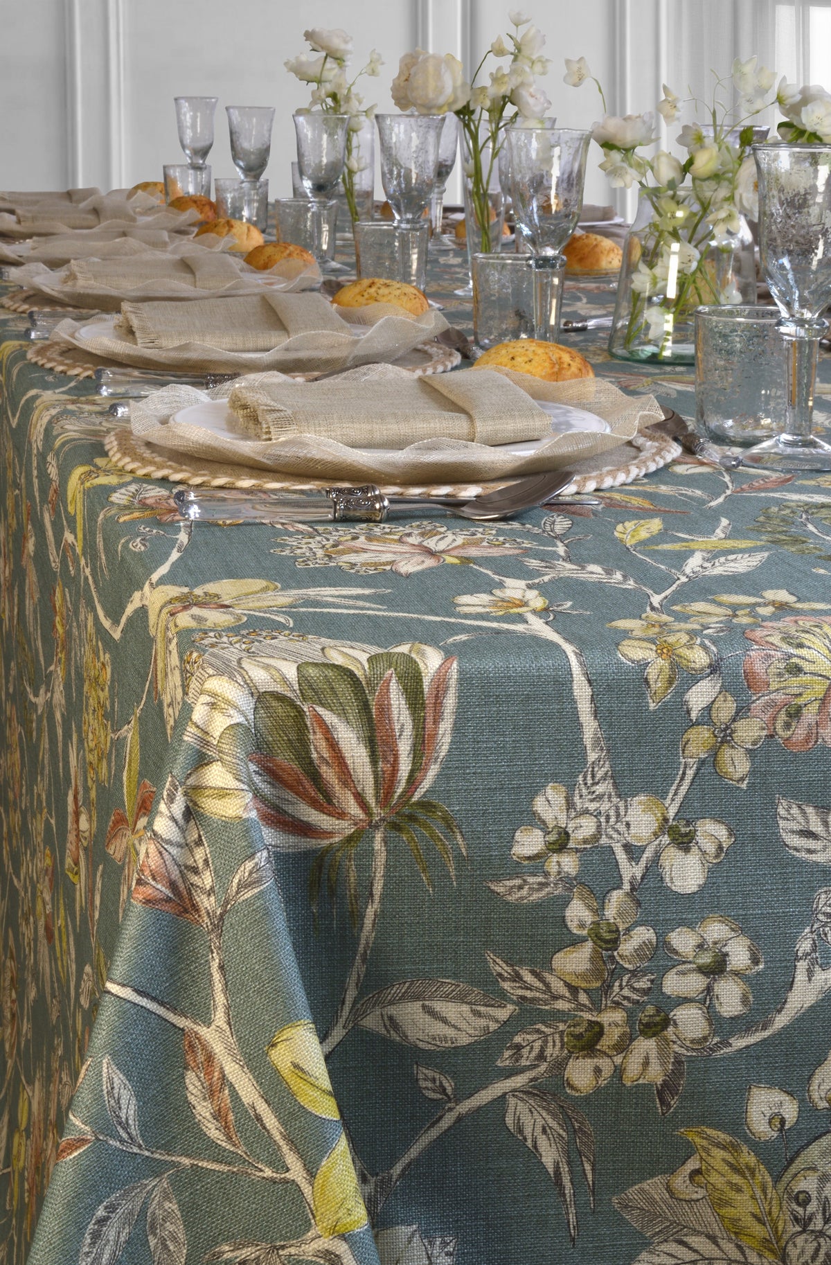 'Giverny' Spill-Resistant Tablecloth