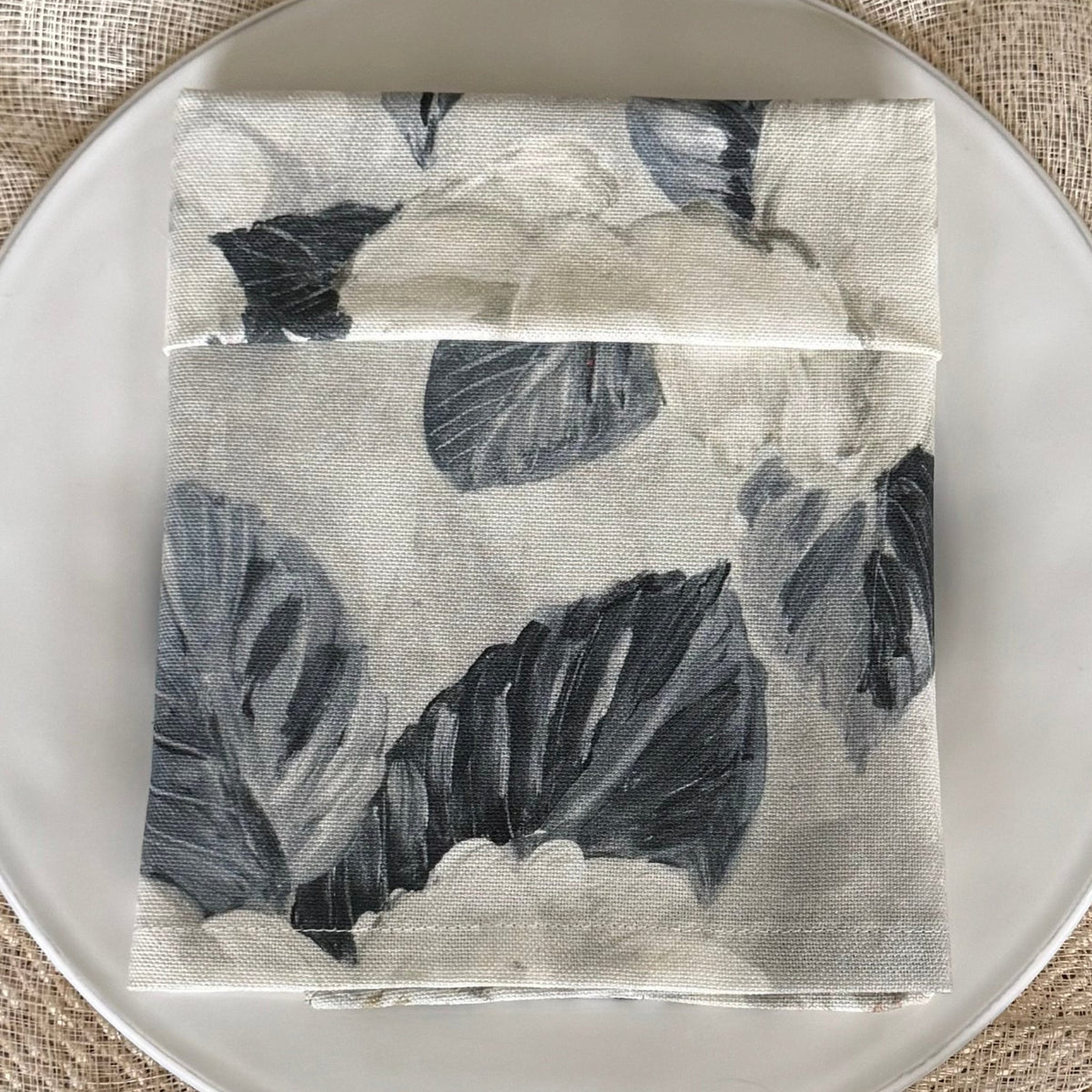 'White Garden Cotton' Napkin