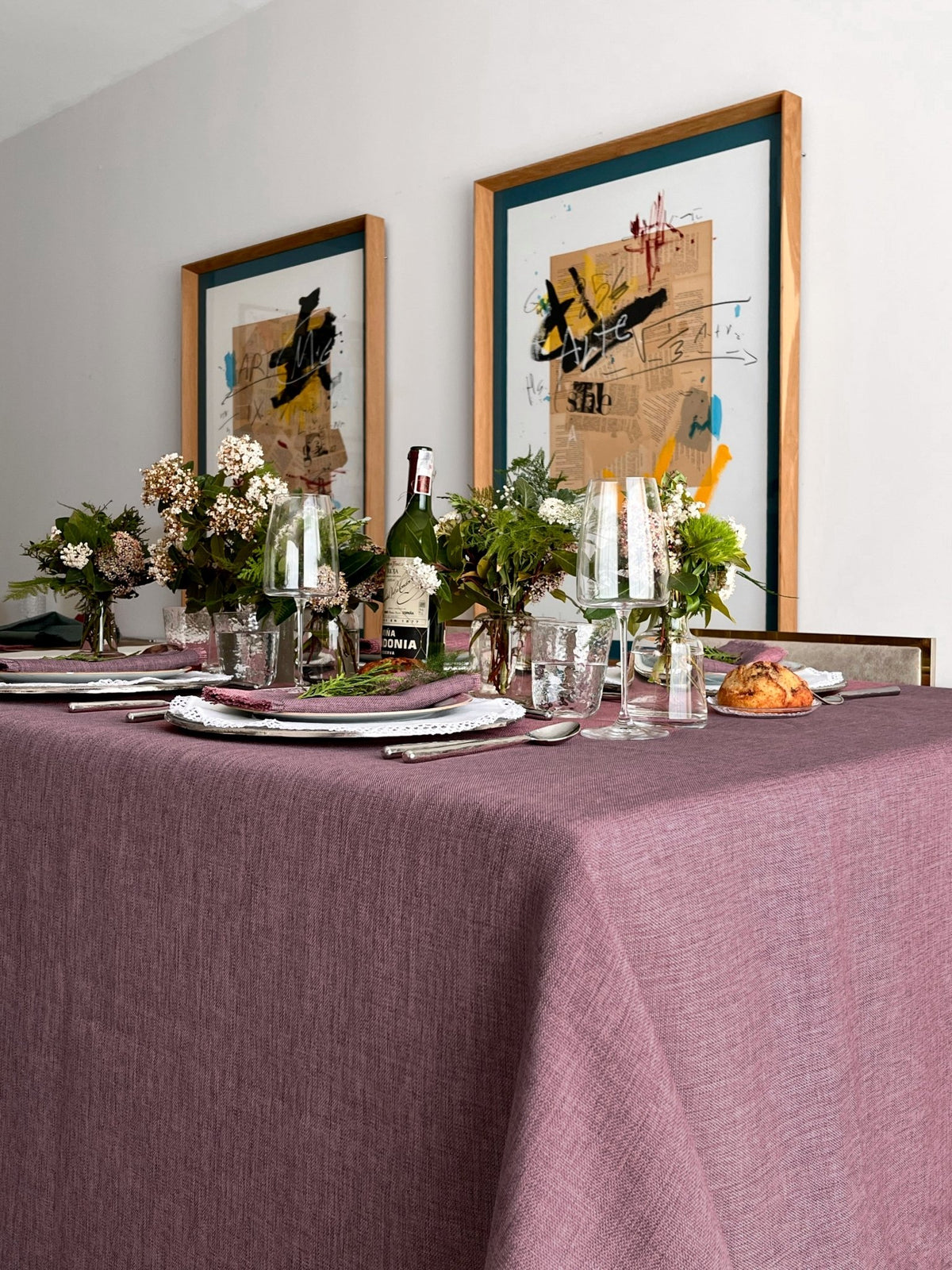 'Kairo Dark Mauve' Napkin