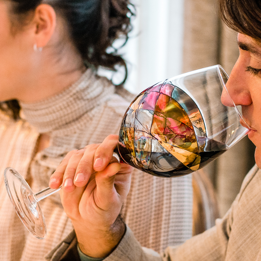 Wine Glasses with Lids