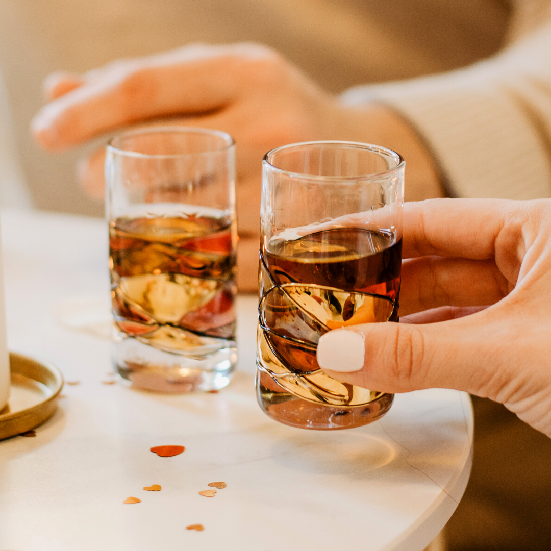Glass shot glasses discount