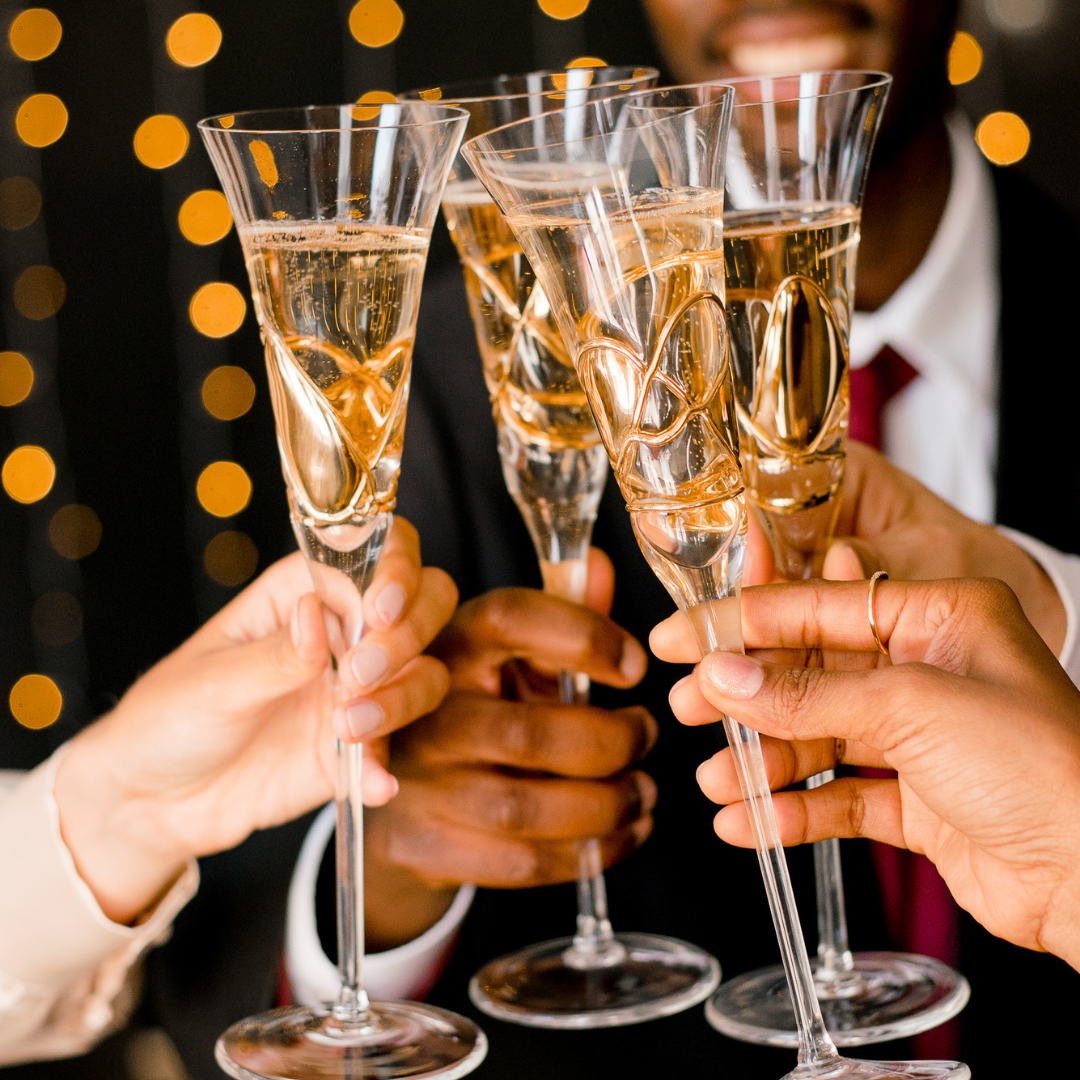'Trinity' Champagne Flutes