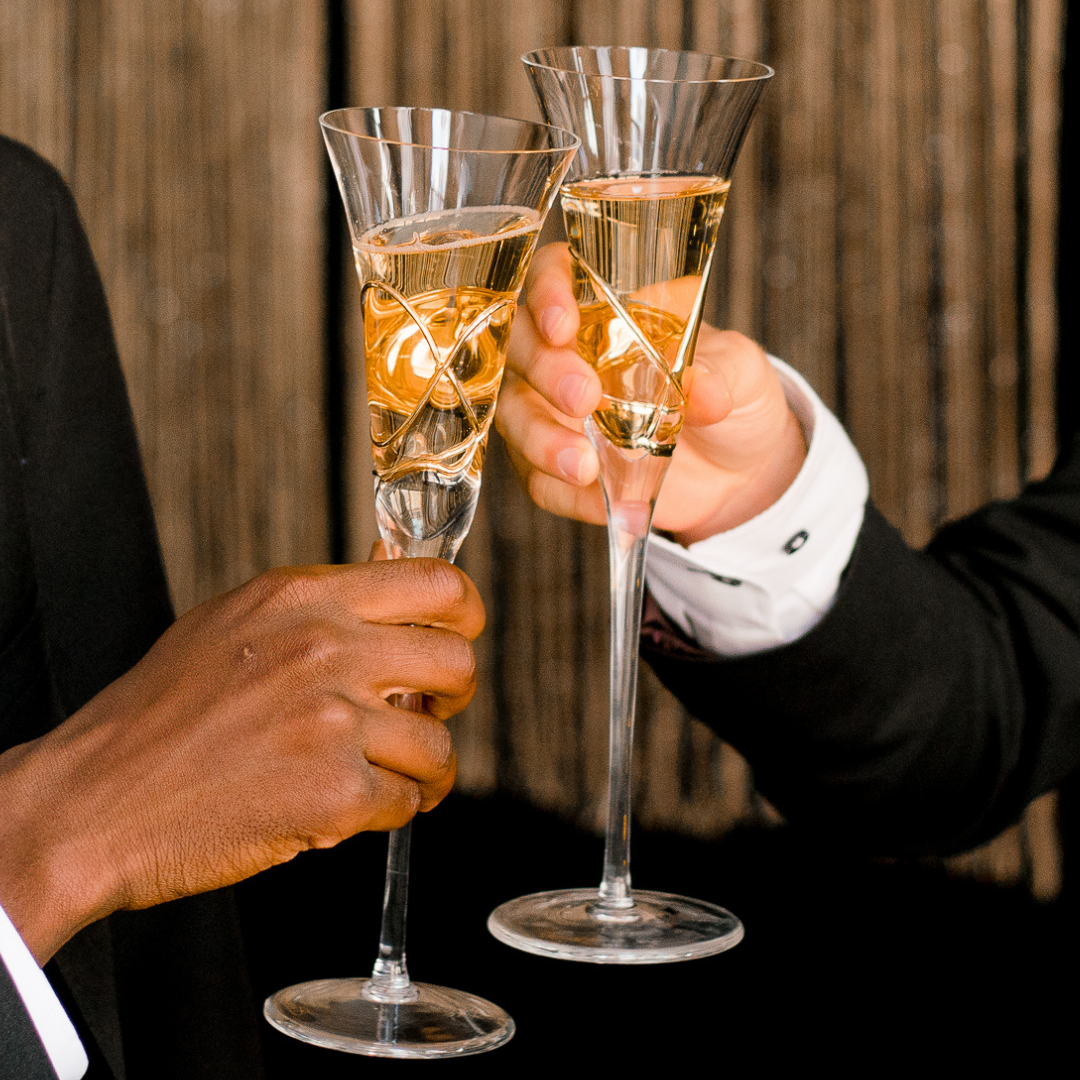 'Trinity' Champagne Flutes