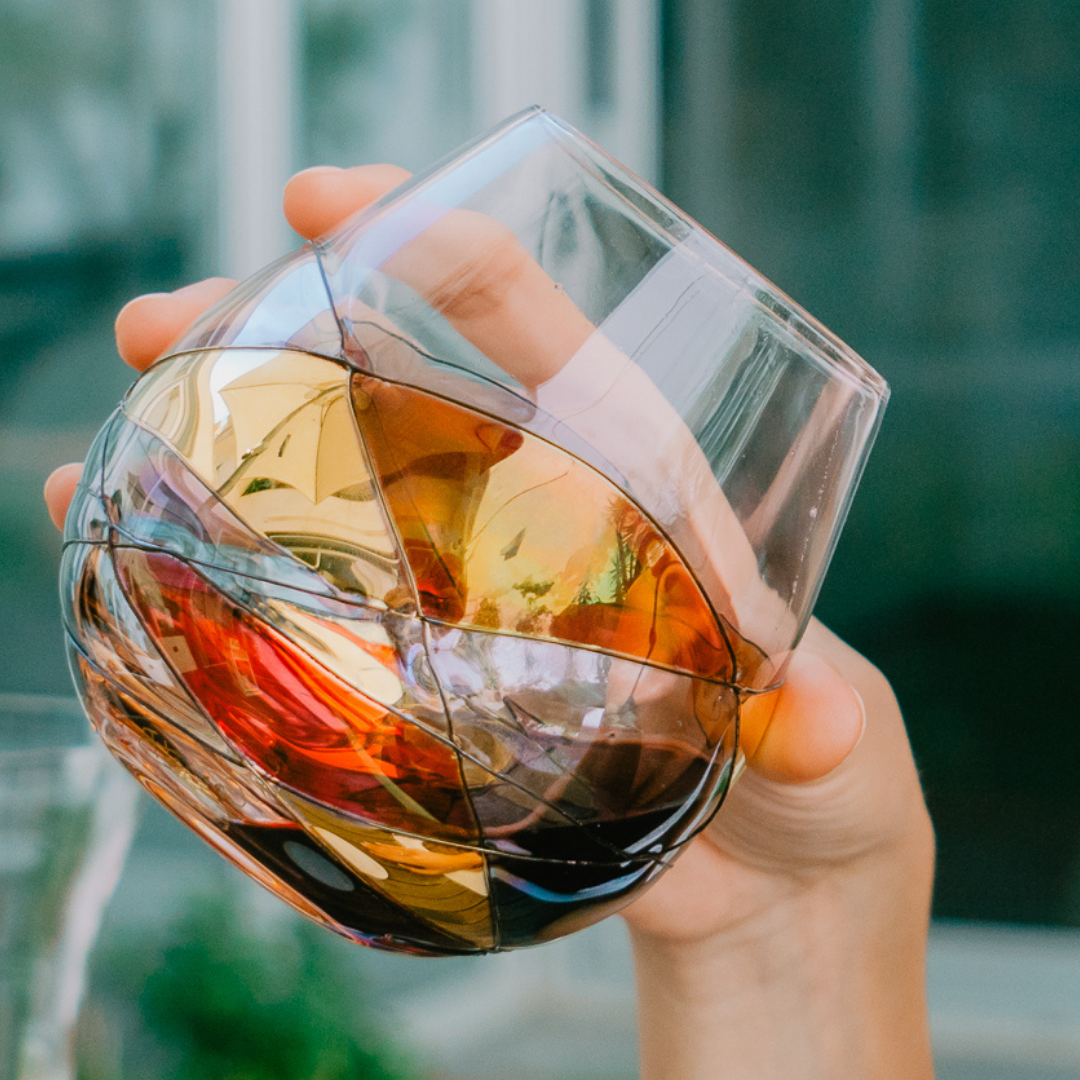Sagrada' Stemless Wine Glasses  Stemless wine glasses, Wine glass