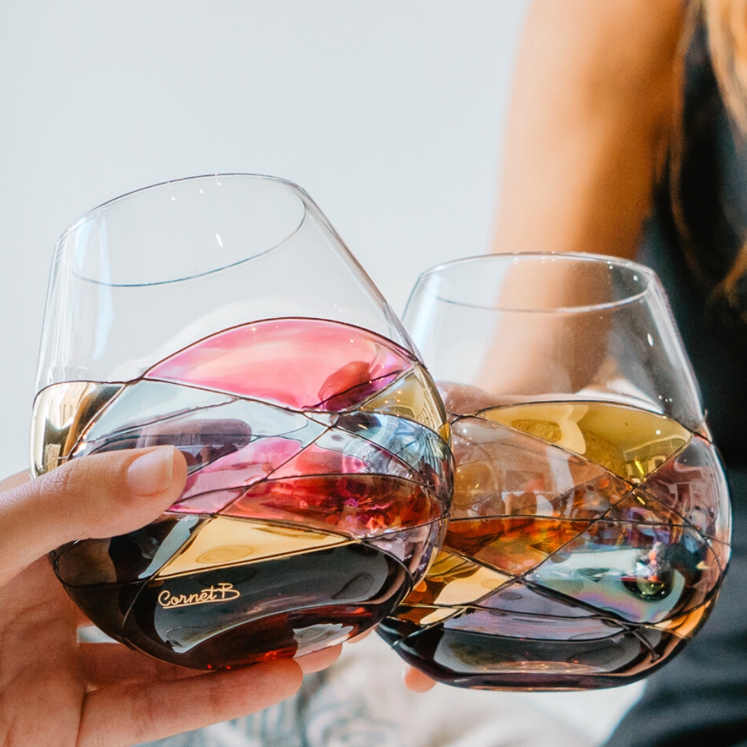 Barcelona 'Sagrada' Stemless Wine Glasses Goblet