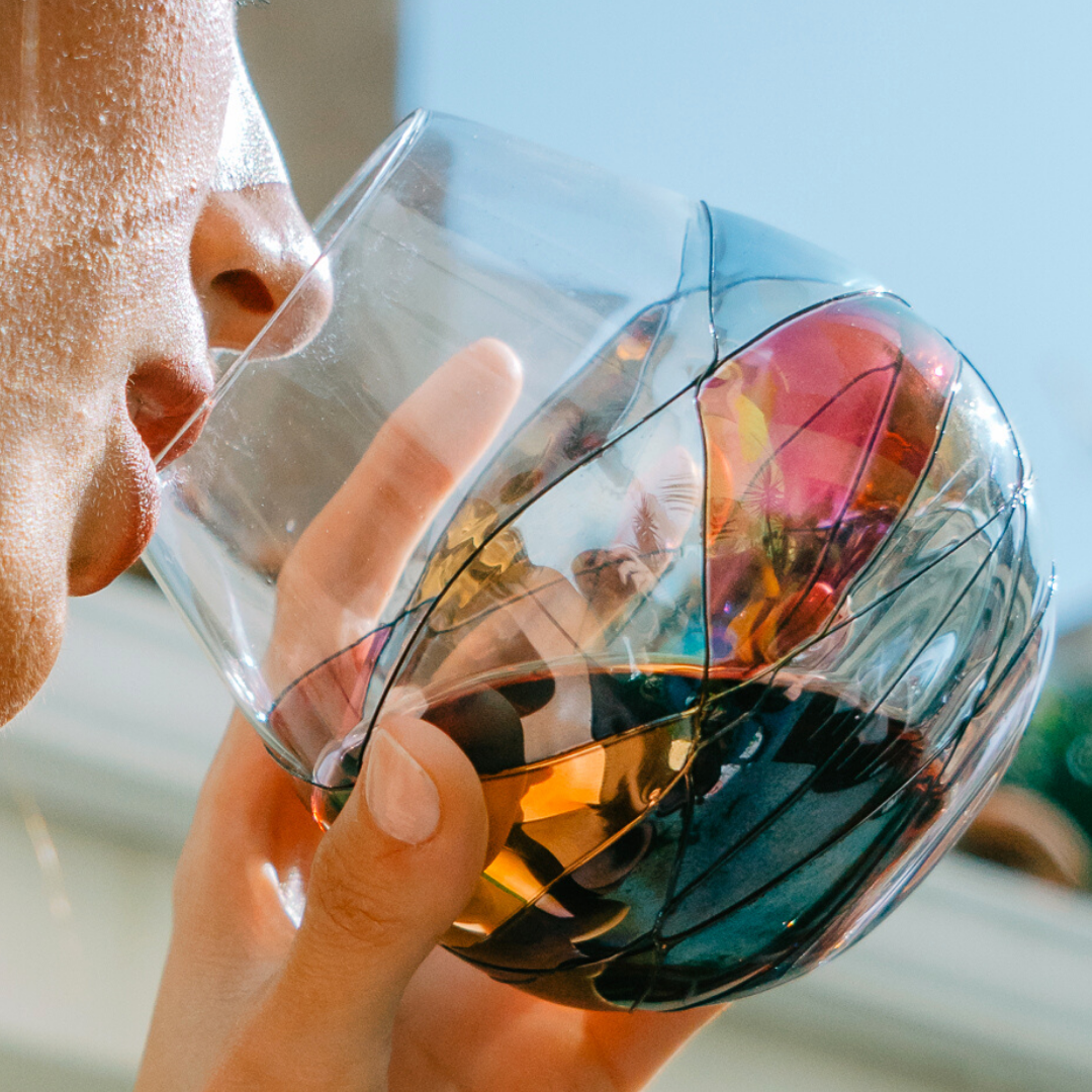 Sagrada' Stemless Goblet Wine Glasses