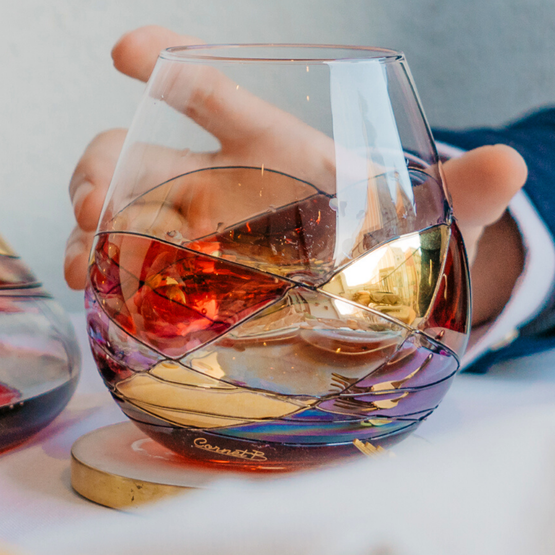 'Sagrada' Stemless Goblet Wine Glasses