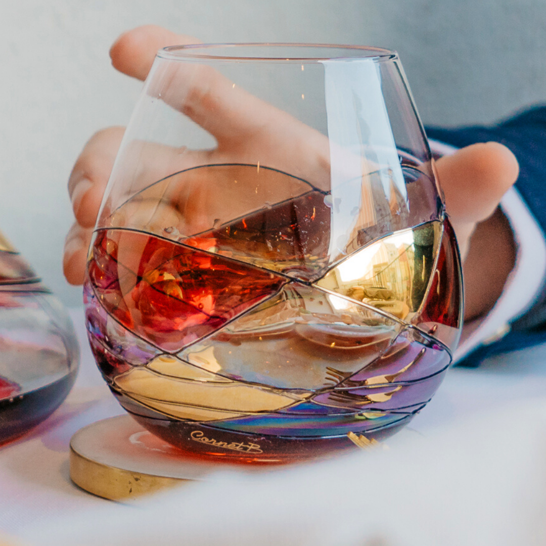 &#39;Sagrada&#39; Stemless Goblet Wine Glasses