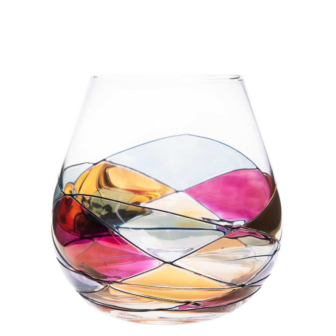 &#39;Sagrada&#39; Stemless Goblet Wine Glasses