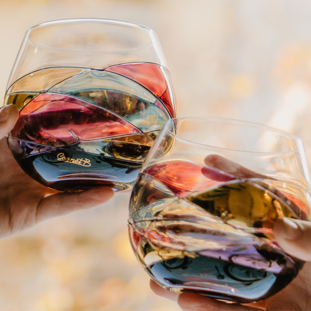 Barcelona 'Sagrada' Stemless Balloon Wine Glasses