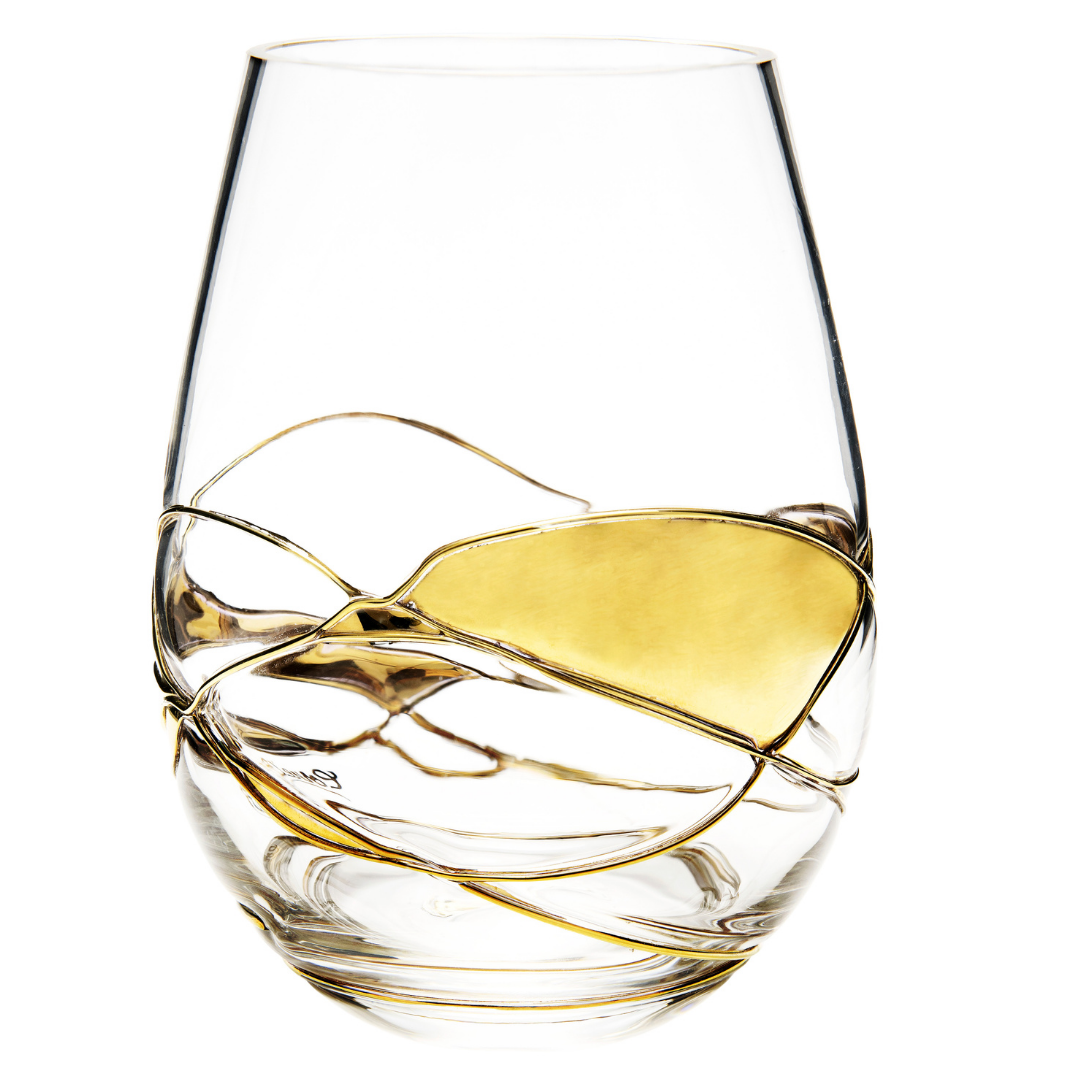 'Trinity' Stemless Wine Glasses